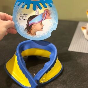 Blue and Yellow Kids Bath Visor